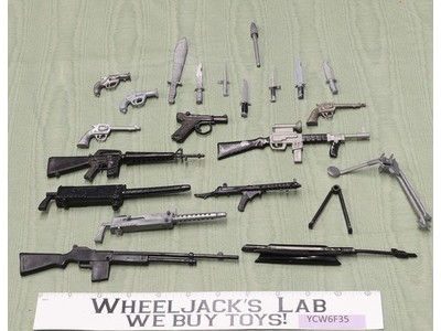 Lot of Military Misc. Unmarked Brands 12" 1:6 Joe Big Jim West Accessory Set