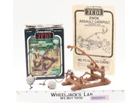Ewok Assault Catapult 100% Complete W/ BOX Star Wars ROTJ 1983 Kenner Vehicle