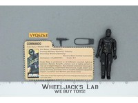 Snake Eyes V1.5 Swivel Arms 100% Complete G.I. Joe 1983 Hasbro Vintage Figure