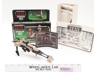 Speeder Bike 100% Complete W/Box Star Wars ROTJ 1983 Kenner Vehicle