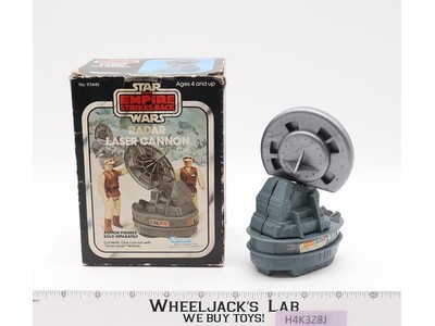 Radar Laser Cannon Mini Rig 100% Complete W/Box 1982 Star Wars ESB Kenner