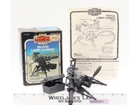 Tri-Pod Laser Cannon 100% Complete W/Box Star Wars ROTJ 1983 Kenner Vehicle