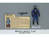 Cobra Officer V1.5 Swivel Arms 100% Complete G.I. Joe 1983 Hasbro Vintage Figure