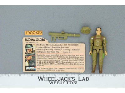 Zap V1 Straight Arms 100% Complete RARE GUN G.I. Joe 1983 Hasbro Vintage Action