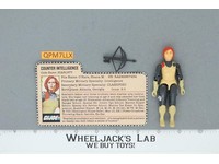 Scarlett V1 Straight Arm 100% Complete 1982 G.I. Joe Hasbro Vintage Figure