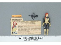 Scarlett V1.5 Swivel Arms 100% Complete G.I. Joe 1983 Hasbro Vintage Figure