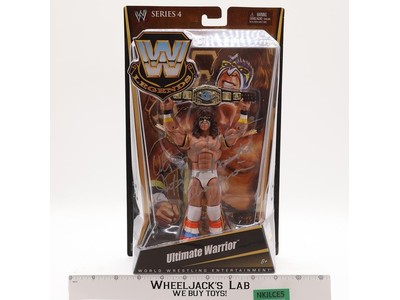 Ultimate Warrior AUTOGRAPHED WWE Legends Series 4 2010 Mattel NEW SEALED