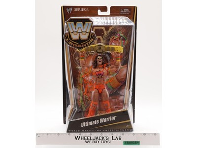 Ultimate Warrior AUTOGRAPHED WWE Legends Series 6 2011 Mattel NEW SEALED