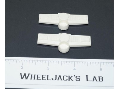 Ultra Magnus 2x White Trailer Connector Tabs Clips 1986 Vintage G1 Transformers