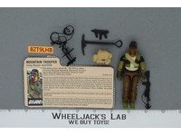 Alpine V1 100% Complete G.I. Joe 1985 Hasbro Vintage Action Figure
