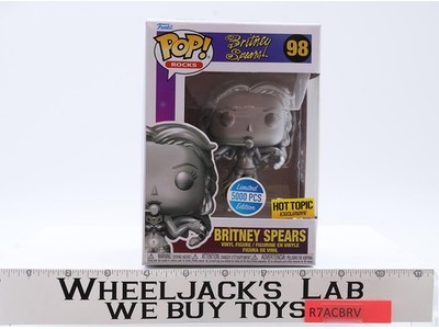 #98 Britney Spears Metallic Hot Topic Excl. Funko Pop! Rocks Vinyl Figure NEW