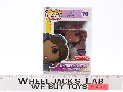 #70 Whitney Houston Diamond Target Exclusive Funko Pop! Icons Vinyl Figure NEW