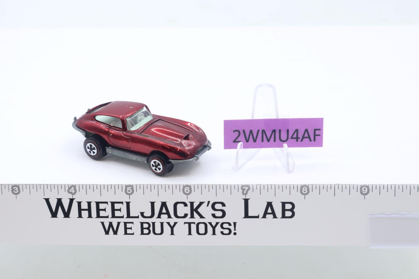 Johnny Lightning Custom XKE Red 1969 Topper Vintage Diecast