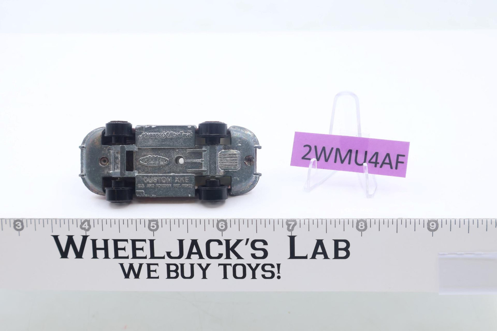 Johnny Lightning Custom XKE Red 1969 Topper Vintage Diecast