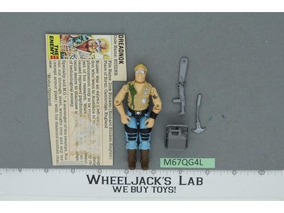 Buzzer V1 100% Complete G.I. Joe 1985 Hasbro Vintage Action Figure