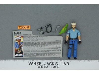 Shipwreck V1 100% Complete G.I. Joe 1985 Hasbro Vintage Action Figure