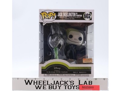 #602 Jack Skellington In Fountain 2019 Funko Pop! Town NEW SEALED
