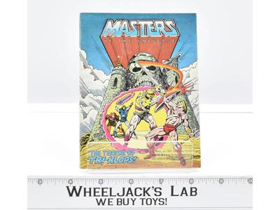 The Terror of Tri-Klops! Mini Comic Book He-Man MOTU 1982 W GREEN PRODUCT PAGES