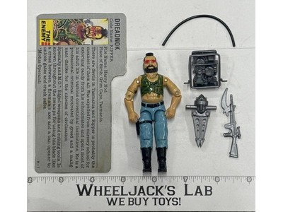 Ripper V1 100% Complete G.I. Joe 1985 Hasbro Vintage Action Figure