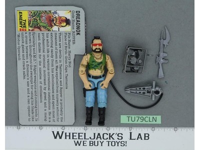 Ripper V1 100% Complete G.I. Joe 1985 Hasbro Vintage Action Figure