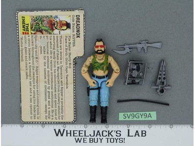 Ripper V1 100% Complete G.I. Joe 1985 Hasbro Vintage Action Figure