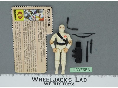 Storm Shadow V1 100% Complete G.I. Joe 1984 Hasbro Vintage Action Figure