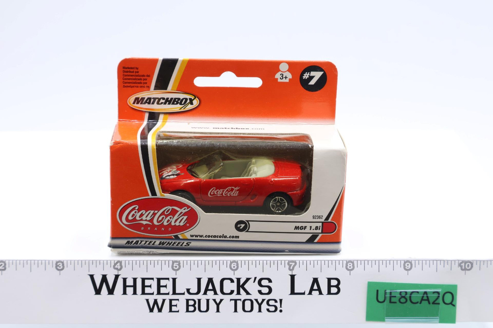 MGF 1.8i Convertible 2000 Matchbox Coca-Cola #92362 Red NEW MISB