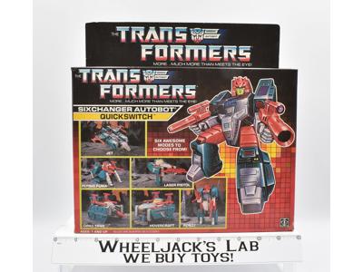 Quickswitch MIB 100% Complete 1988 Vintage Hasbro G1 Transformers