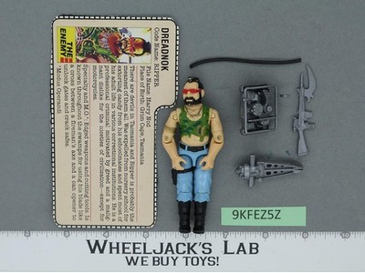 Ripper V1 100% Complete G.I. Joe 1985 Hasbro Vintage Action Figure