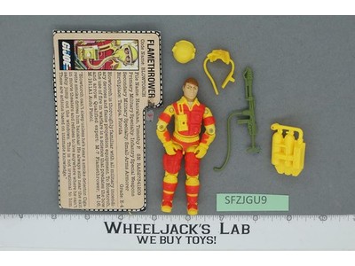 Blowtorch V1 100% Complete G.I. Joe 1984 Hasbro Vintage Action Figure