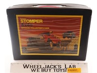 Official Collector's Case Stompers 4x4 1981 Schaper Vintage Black Holds 9 Cars