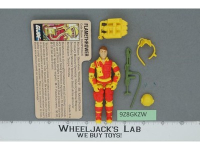 Blowtorch V1 100% Complete G.I. Joe 1984 Hasbro Vintage Action Figure