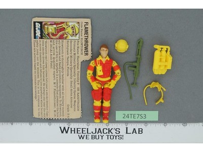 Blowtorch V1 100% Complete G.I. Joe 1984 Hasbro Vintage Action Figure