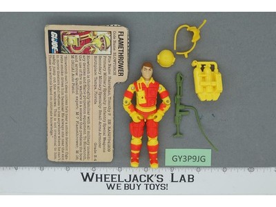 Blowtorch V1 100% Complete G.I. Joe 1984 Hasbro Vintage Action Figure