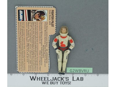 Ace V1 100% Complete G.I. Joe 1983 Hasbro Vintage Action Figure