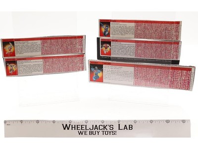 Defensor Lot of 5 Action Figure Tech Specs 1986 Vintage Hasbro G1 Transformers