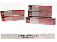 Defensor Lot of 5 Action Figure Tech Specs 1986 Vintage Hasbro G1 Transformers