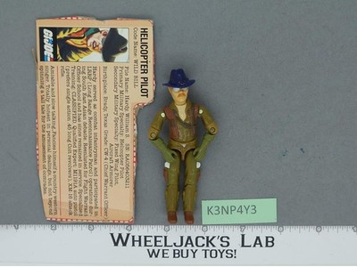 Wild Bill V1 100% Complete G.I. Joe 1983 Hasbro Vintage Action Figure