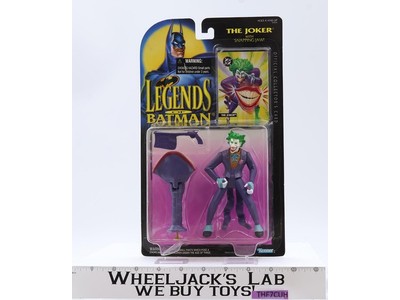 The Joker W/ Snapping Jaw Legends of Batman 1994 Kenner Figure NEW MOSC SEALED