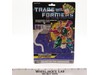 Cutthroat Cardback 1987 Vintage Hasbro G1 Transformers Action Figure