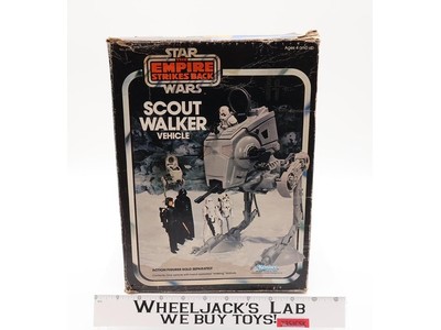 Scout Walker AT-ST 100% Complete W/ Box Star Wars ROTJ 1980 Kenner Vehicle