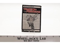 Swoop Action Figure Instruction Manual Booklet 1985 Hasbro G1 Transformers