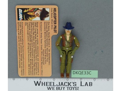 Wild Bill V1 100% Complete G.I. Joe 1983 Hasbro Vintage Action Figure