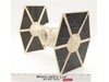 Imperial Tie Fighter WHITE 100% Complete Star Wars 1978 Vintage Kenner Vehicle