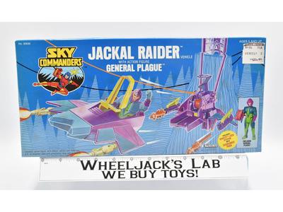 Jackal Raider NEW MIB 100% Complete 1987 Sky Commanders Kenner Action Figure