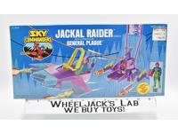 Jackal Raider NEW MIB 100% Complete 1987 Sky Commanders Kenner Action Figure