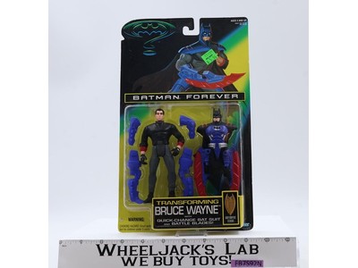 Transforming Bruce Wayne Batman Forever 1995 Kenner Action Figure NEW SEALED