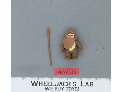 Wicket Ewok 100% Complete TAIWAN Star Wars ROTJ 1984 Kenner Figure NO REPRO