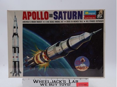 Apollo Saturn America's Moon Rocket 1968 Monogram 1/144 Model Kit NEW SEALED