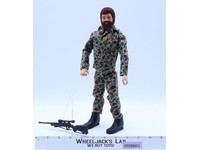 Land Adventurer Brown Hair & Beard 12" GI Joe 1974 Kung Fu Action Figure Hasbro